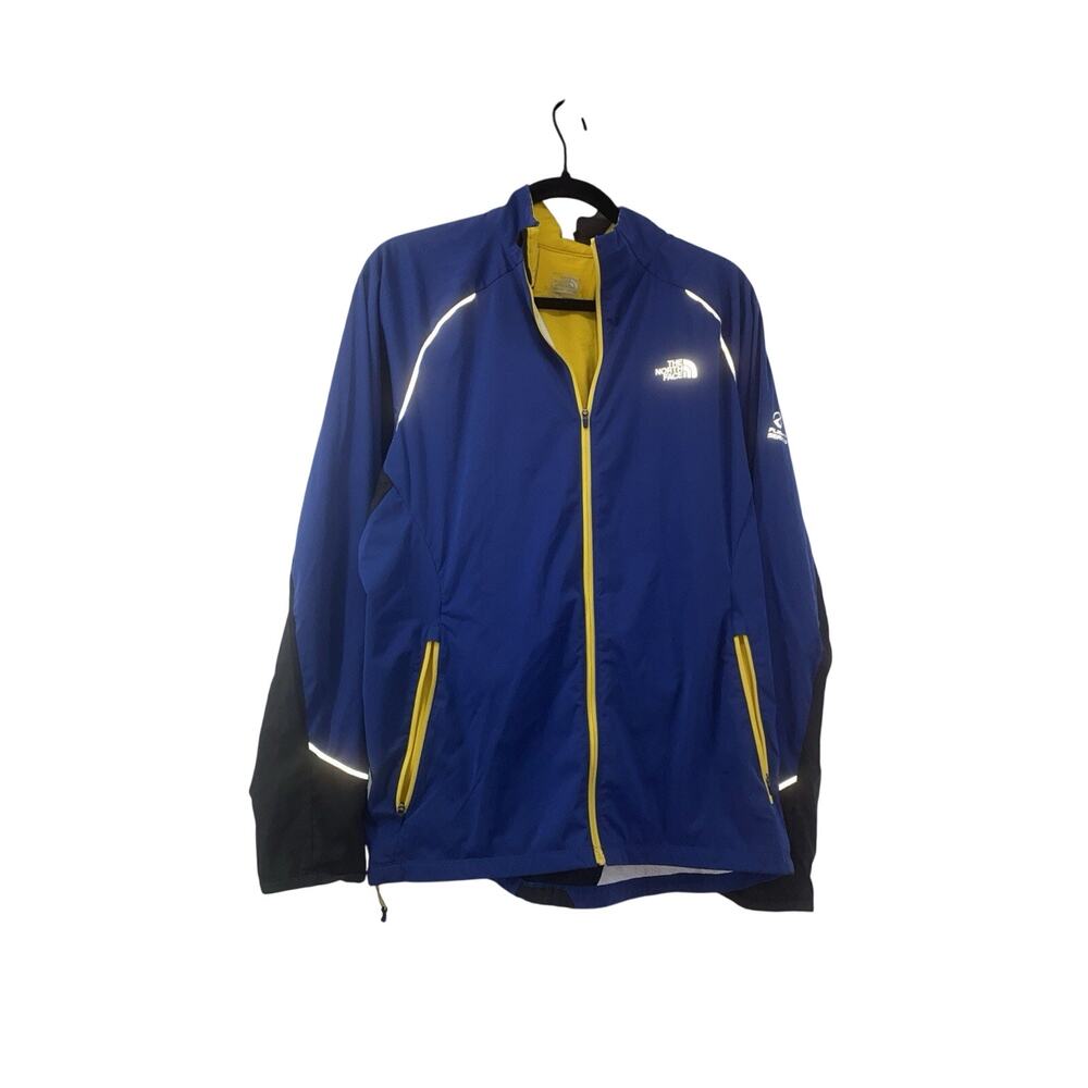 The North Face Flight Series Jacket Men's M Blue Lightweight Full Zip Packable